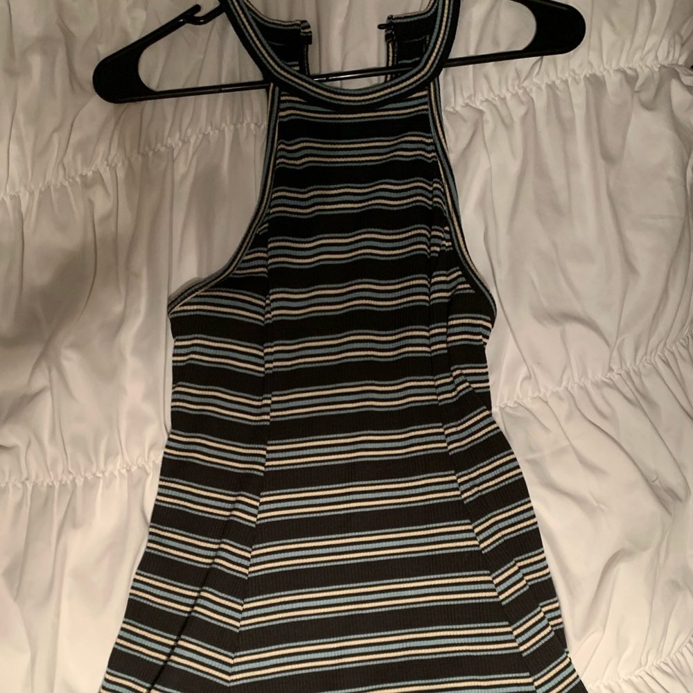 Halter tank top dress